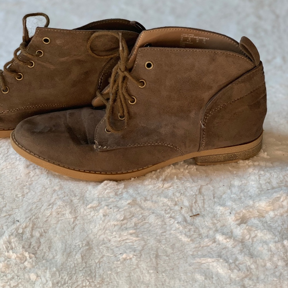 Olive Green Booties